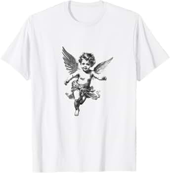 Amazon.com: Little Cute Angel T-Shirt, Children's Angel T